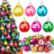 Mini-Discokugeln, Regenbogen-Discokugeln, Weihnachtsschmuck, bunt, 3 cm, kleine Spiegel-Discokugeln für Weihnachtsbaumdekoration, Hochzeit, Geburtstag, 30 Stück