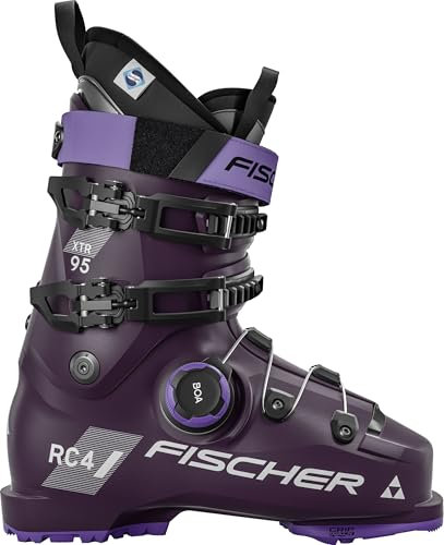 Fischer Damen Skischuhe Skistiefel Alpinskischuhe Alpin-Skistiefel Alpinstiefel für Frauen XTR RC4 95 MV - MP24.5 EU38 2/3 - Flex 95 - GripWalk - Allmountain - für vielseitige Fahrer