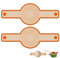 2 Pcs Silicone Bread Sling for Dutch Oven, 21cm Non-Stick Baking Mat with Long Handle, Thicker Reusable Bread Baking Mat Heat Resistant to 230°C