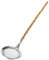 COLLBATH Ligero Y Resistente: Colador Cuchara Coladora Y Cucharón Espumadero con Mango de Bambú para Una Cocción Eficiente