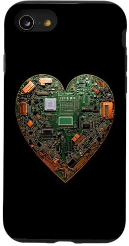 iPhone SE (2020) / 7 / 8 Valentine Motherboard Microchip Circuit IT Computer Graphic Case