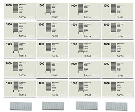 Decpero Heftklammern Nr.10/20.000 Stück / 9x4mm / für Heftzange HP-10