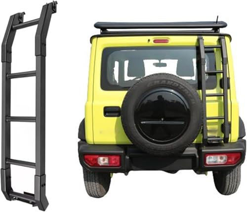 DRYFAL Scaletta per portellone Posteriore Auto per Suzuki Jimny 2019+ Dell'auto Scala per Porta Posteriore Auto scaletta per Cross Country
