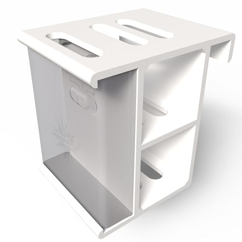 3DSR Fenster & Tür Abstandshalter Stern und Batteriefach für Herrnhuter Stern (Weiß)