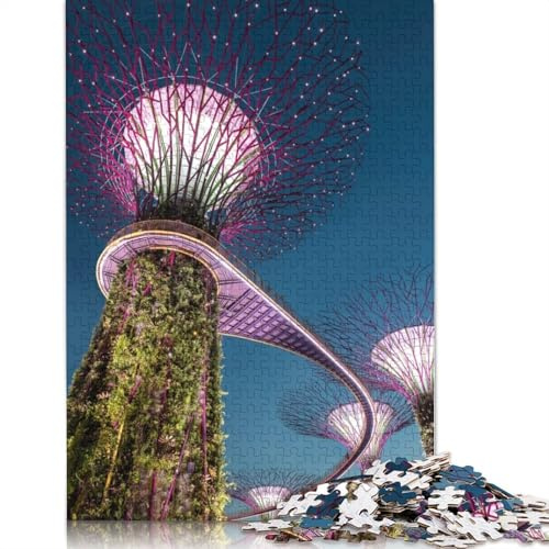 Gardens by The Bay Puzzle – Kreatives Puzzle für Erwachsene und Jugendliche – 1000 Teile – Lernspielzeug – Geschenkidee – 38 x 26 cm