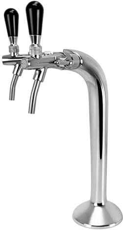 Schanksäule BieTal® Cobra Classic Zapfsäule Chrom verchromt 2-ltg für professionelle Zapfanlagen für Bier AFG Getränke mit Schankhähnen Zapfhahn | Gastronomie, Bar, Restaurant, Hotel & Eventbereich