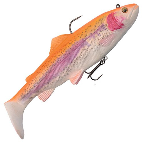 Savage Gear 4D Rattle Trout Gummifisch Forelle - Hechtköder zum Spinnfischen, Hechtköder, Softbait zum Hechtangeln, Gummiköder, Gummishad