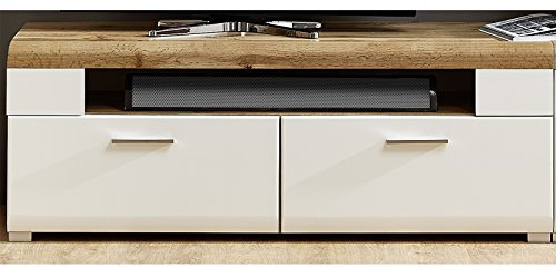 möbelando TV-Lowboard Unterschrank Fernsehtisch HiFi Element Rack Sideboard Kathlin I