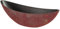 Ovale Pflanzschale für draußen - große Schiff Deko-Schale in Rost-Optik rot braun als Blumen-Topf Pflanztopf - 39 cm Blumenschale Jardiniere für Garten Balkon oder Friedhof als Grab-Schmuck