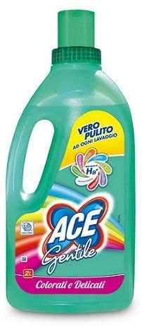 ACE+ Set 8 Gentile Lt 2 Delicata Verde Colorati Detersivo Lavatrice E Bucato