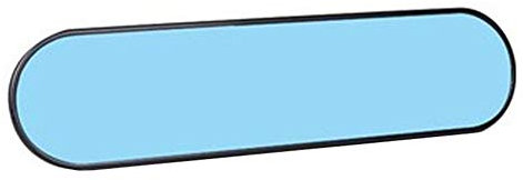 ihreesy Rückspiegel,Universal Blendschutz Rückspiegel 300mm Blau Breiter Konvexer Clip Innenraum Rückspiegel Auto Innenspiegel