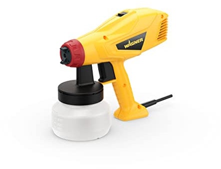 WAGNER Spruzzatore Legno & Metallo W 125, per lacca e vernici, Uso interno ed esterno, 5m² in 10 min, capacità 600 ml, 350 W
