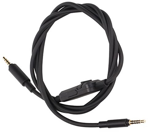 CCYLEZ 1,3 M Langes Headset Kabel, Ersatz Kopfhörerkabel mit Kabelsteuerungsfunktion, Audio Verlängerungskabel für MMX 300 2nd Gen