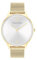 Calvin Klein Analog Quarzuhr für Damen Kollektion Timeless MESH 38MM mit Goldfarben Edelstahl-Mesh-Gliederarmband - 25200003