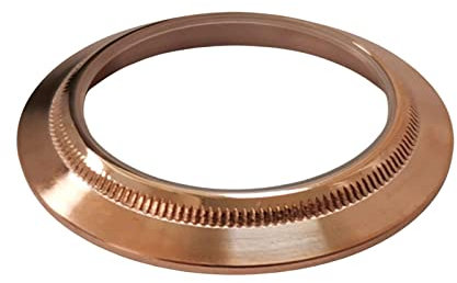 LICHIFIT Transparente Rückseite aus Edelstahl, 35,5 mm Uhrenabdeckung für NH35 40 mm SUB/Yacht /39,5 mm Retro-Uhrengehäuse-Zubehör