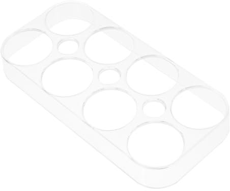 Operitacx 8-Gitter EierbehäLter FüR KüHlschrank, Plastik Eier Aufbewahrung KüHlschrank FüR Eier Aufbewahrung