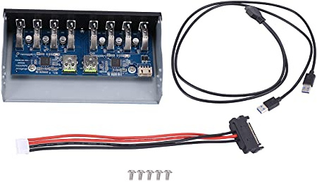 19 Pin auf 8 USB-Ports 3.0 Hub 5,25 CD - Route Baie de la Route CD Panel für Computerbox