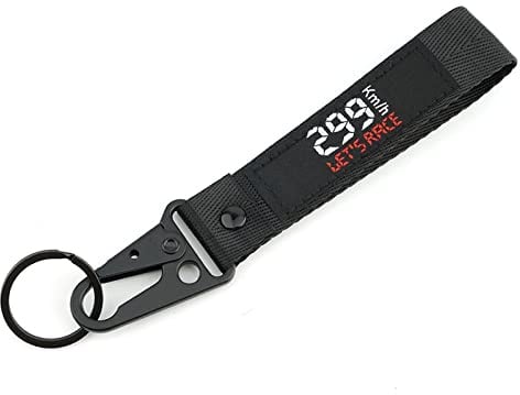 Motorrad Schlüsselanhänger Lanyard Schlüsselanhänger Schlüsselanhänger Racing Tags for I-n-i-t-i-a-l D F-u-j-i-w-a-r-a T-o-f-u Store 299 399 Km/h (Color : 299)