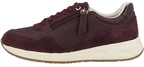 Geox D Bulmya B, Zapatillas Mujer, Rojo Vino, 38 EU