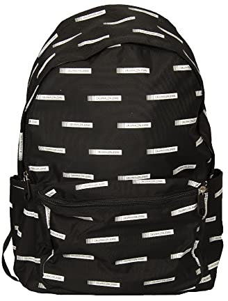 Calvin Klein Jeans Rucksack CK Schule Arbeit Freizeit mit Logo Artikel ZM0ZM02131 - cm. 39 x 43 x 13 (CA.), 01N Allover print logo, Einheitsgröße