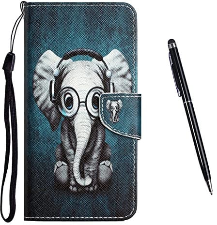 TOUCASA Compatible with iPhone 8 / iPhone 7 / iPhone SE 2020 (4.7 Inches) Case, iPhone 8 Phone Case Flip Shockproof PU Leather Wallet Cases with Card Slots Phone Case For iPhone 7 (Elephant 1)