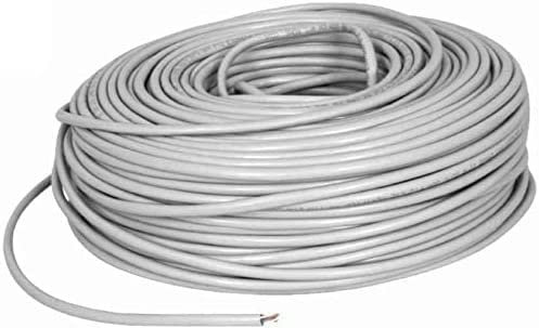 MY SMART SHOP Cable de red CAT6, bobina Cate 6, LAN Ethernet, M, bobina para Internet, enrutador, punto de acceso, reapeter CCA RJ45, Gigabit, 10/100/1000 Mbps (100, gris, UTP)