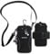 BAGZY Sport Handytasche Joggen, 7,0 Zoll Smartphone Tasche Zum Arm Umhängen Handyhalterung, Fitnessstudio Laufen Yoga zubehör für iPhone 15 Pro/14 Pro Max (Schwarz)