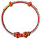 Viwind Tibetisches Glücksarmband für Frauen Geflochtenes armband Tibet Stil Einstellbares Handgelenk Armband Rotes Armband Seilarmbänder (Rot)