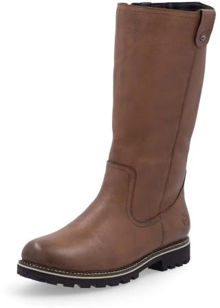 Remonte Damen Schlupfstiefel D8485, Frauen Stiefel,lose Einlage,langschaftstiefel,Boots,Winterstiefel,Winterschuhe,uebergangsstiefel,braun (24),38 EU