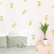 Klebekerlchen® | Wandtattoo Kinderzimmer Mädchen & Junge, Wandsticker selbstklebend, wiederverwendbare & rückstandsfreie Kinderzimmer Deko – Wandtattoo Zitronen Sticker (Set mit 14 Motiven)