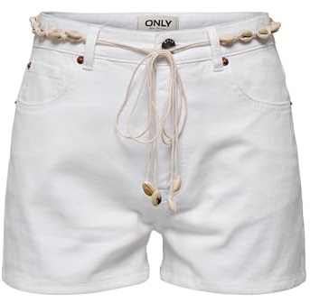 ONLY Female Jeans-Shorts ONLZUMA Hohe Taille Normal geschnitten Jeans-Shorts