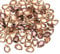 sourcing map 80Pcs 10 x 14 mm Teardrop Rhinestones Acrylic Pointed Back Rhinestone Beads Gems for Jewelry Making Costume Crystal Embellishments Crafts, Rose Gold