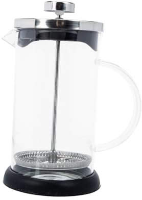 OFFSCH Manuelle Kaffeemaschine aus Edelstahl und Glas Espressokanne Milchaufschäumer für Zuhause Hotel Restaurant