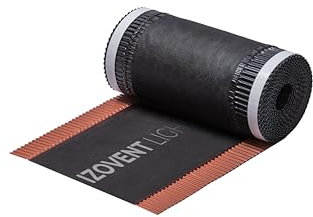 4ROOF IZOVENT LIGHT Firstdachband 310mm x 5m – Ziegelrot, Feuchtigkeitsbeständig