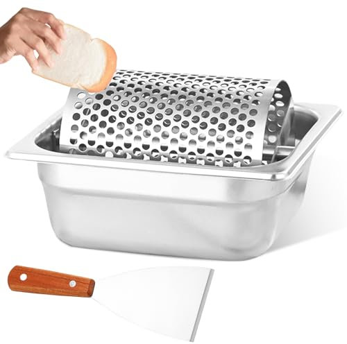 Stainless Steel Butter Roller, Durable Butter Dispenser with Spatula, Butter Roller Belt with Stand, Removable Butter Dispenser, Reusable Butter Applicator for Home, Restaurant, Kitchen