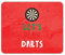 Shopagift Let's Play Darts Target Bar Sport Bullseye Mouse Mat Pad 24cm x 19cm