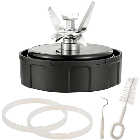 SS101 Replacement Blade for Ninja Blender Accessories, 7-Fins Blender Blade Compatible with Nutri Ninja Foodi Power Blender SS101 SS351 SS401 SS151 SS300 SS350 CO351B SS100 SS101C