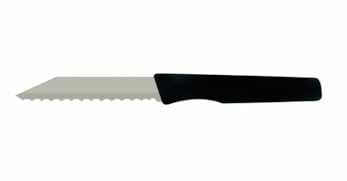 Schneider Brötchenmesser mit Wellenschliff, Bäckermesser, Baugettmesser, Frühstücksmesser, schwarz