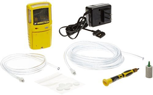 BW Technologies XT-XWHM-Y-NA GasAlertMax XT II 4-Gas Detector with Pump, Combustible, O2, H2S and CO, Yellow by BW Technologies
