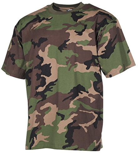 MFH US T-Shirt, halbarm,170 g/m² (DE/NL/SE/PL, Alphanumerisch, XL, Regular, Regular, M 97 SK tarn)