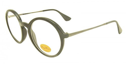 RAY1683 - Gafas de cristal transparente, Negro