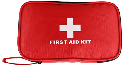 Aoutacc Nylon Erste-Hilfe-Leerset, kompakte und leichte Erste-Hilfe-Tasche für den Notfall zu Hause, im Büro, Auto, im Freien, Boot, Camping, Wandern (nur Tasche) (2)