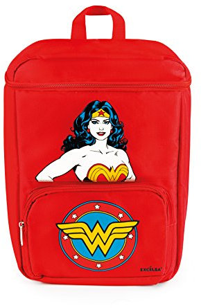 Excelsa Wonder Woman Rucksack Thermo, Rot, 13 Liter