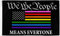 AZ FLAG Flagge WIR DIE Menschen Regenbogen 150x90cm - LGBT Fahne 90 x 150 cm - flaggen Top Qualität