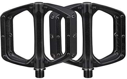 Spank Spoon Dc, Pedali Piatti MTB/E-Bike/Cycle Unisex, Nero, 100x105mm