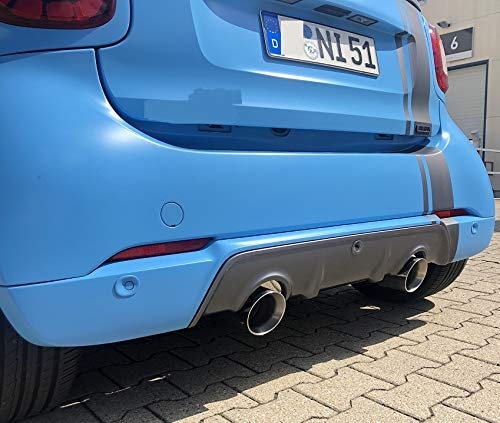 Fox Sportauspuff 2x100mm smart fortwo 453