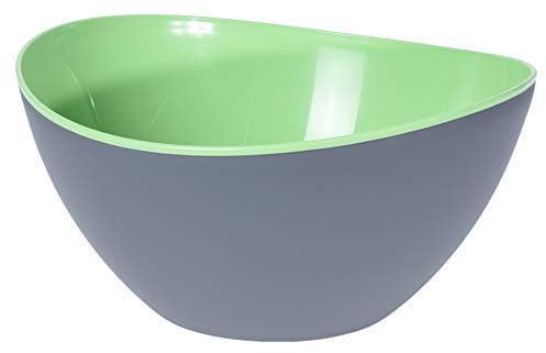 Koop Homewares Large 3.4 Litre Plastic Mixing Bowls. In Pink Colour Green Or Blue Bowls (Green)