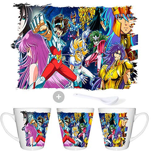 MERCHANDMANIA TAZA CONICA CABALLEROS DEL ZODIACO ANIME conic mug