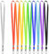 10 Stück Nylon Schlüsselbänder mit Swivel Schließe, Büro Schlüsselband Umhängeband Abzeichen Lanyards, Neck Strap Lanyard für Kamera Schlüssel Ausweishülle Namensschilder (Bunt)