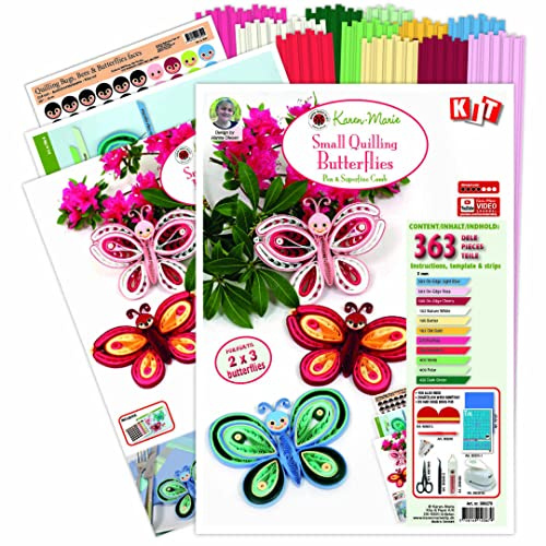 Karen Marie Kleine Schmetterlinge - Quilling Kit